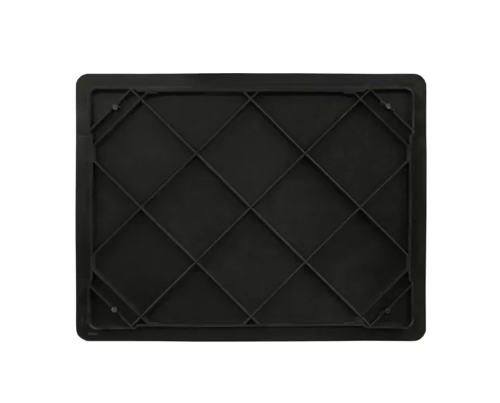 Ящик перфорированный 410×315×180, арт.: 302-Б2, объём 23.25, чёрный, код: 00872