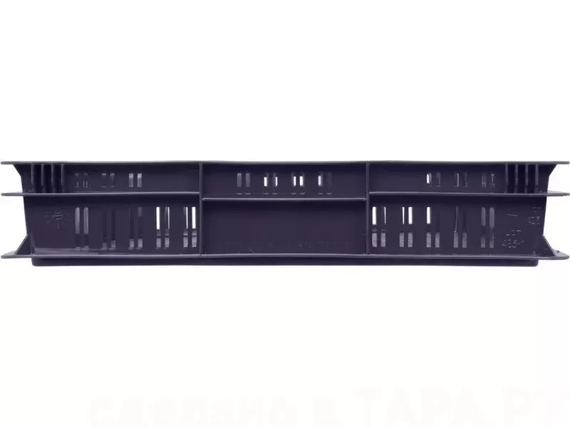 Ящик полимерный 600х400х75 с перфорацией, код: 36177