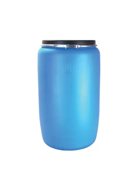 Пластиковая бочка 227 литров с крышкой, арт.: БП 227о, код: 08289