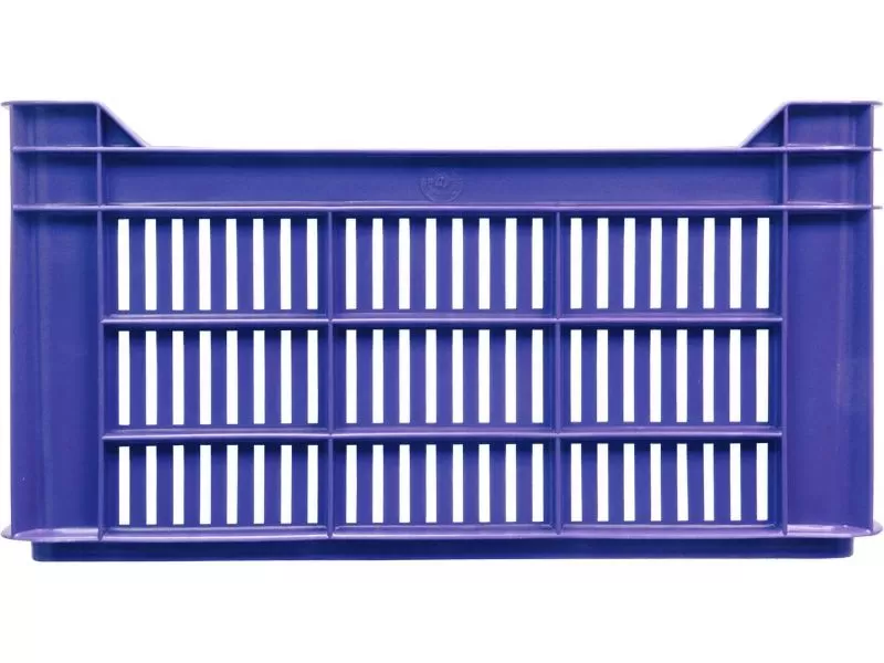 Ящик перфорированный 500×300×264, арт.: 112, объём 39.6, синий, код: 01541