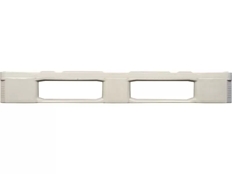 Паллет 1200х1000х160 мм (cплошной на3-х полозьях) гигиенический, арт. IR 1210-3R-G серый, код: 10122