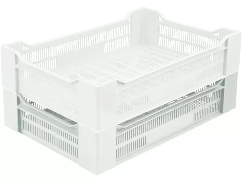 Ящик перфорированный 600×400×135, арт.: 119, объём 32.4, натуральный, код: 02493