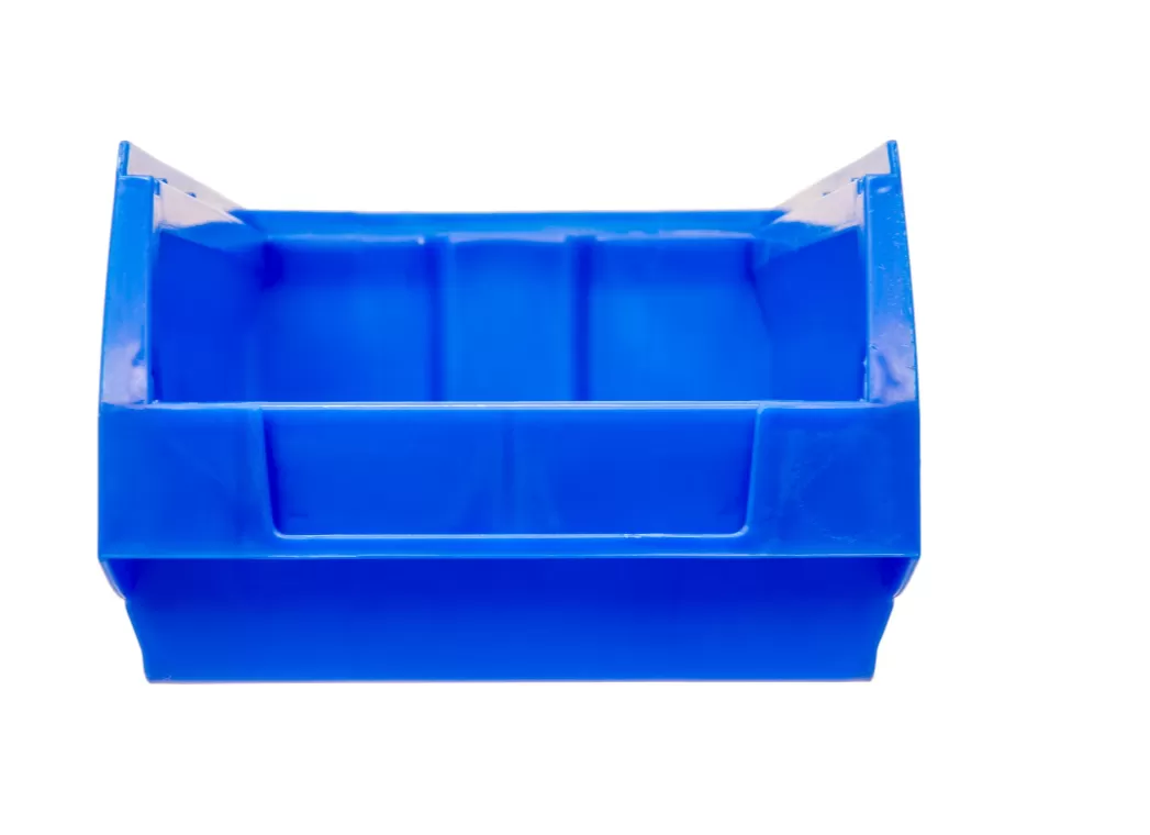 Ящик сплошной 170×105×75 мм, объем 1.34 л., арт.: 5001, синий, код: 10033