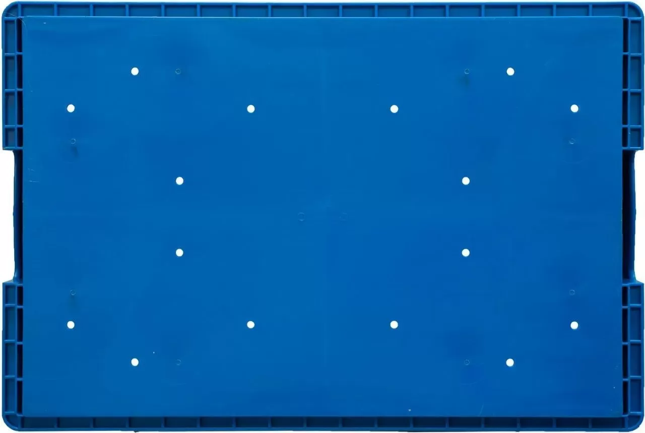 Ящик перфорированный 594×396×148, арт.: 6147 RL-KLT, объём 25.3, голубой, код: 20863