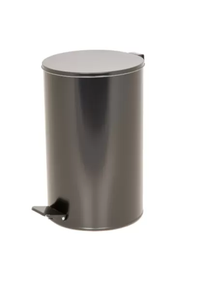 Урна с педалью черный 20 литров, арт. УМП-20 черный, код: 14724