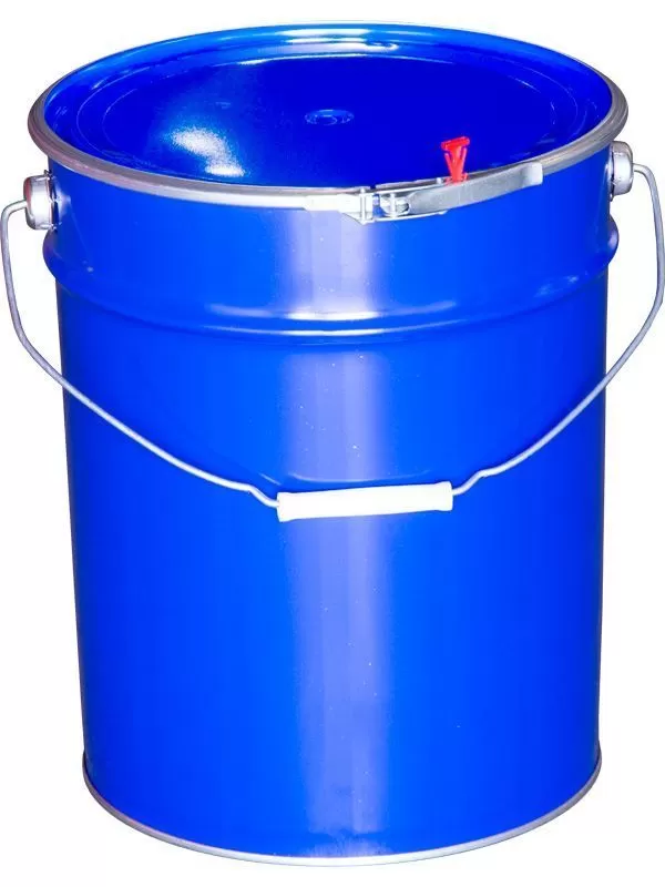 Ведро металл 25л крышка-обруч