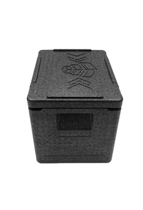 Термоконтейнер 400х300х320 22л. с крышкой, плотность 55, код: 31527