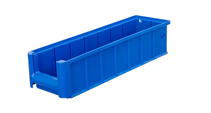 Ящик сплошной 400×117×90 мм, объем 4.21 л., арт.: SK 4109, синий, код: 12372