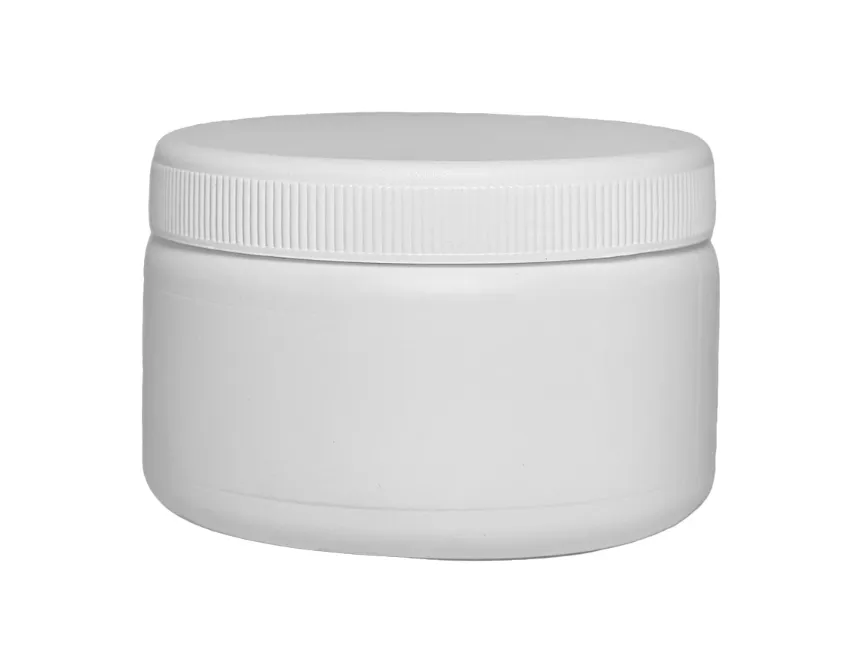 Банка п/э 0,4л. круглая, с крышкой и прокладкой под запайку, код: 40741