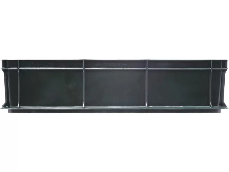 Ящик сплошной 600×400×140 мм, объем 27 л., арт.: 705.03.01, серый, код: 17616