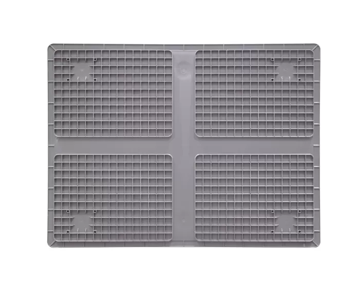 Ящик сплошной 800×600×170 мм, объем 81.6 л., арт.: SPK 8616, серый, код: 24291