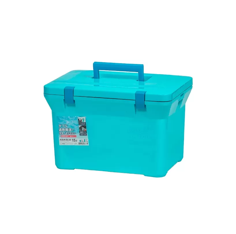 Изотермический контейнер 15л. с плечевым ремнем синий, код: 29546