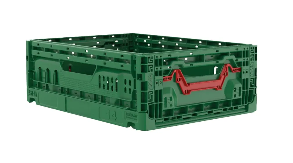 Ящик 400х300х140 складной, перфорированный, код: 38592