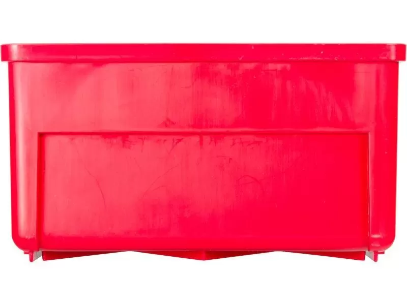 Ящик сплошной 500×185×100 мм, объем 9.25 л., арт.: 6004, красный, код: 10557