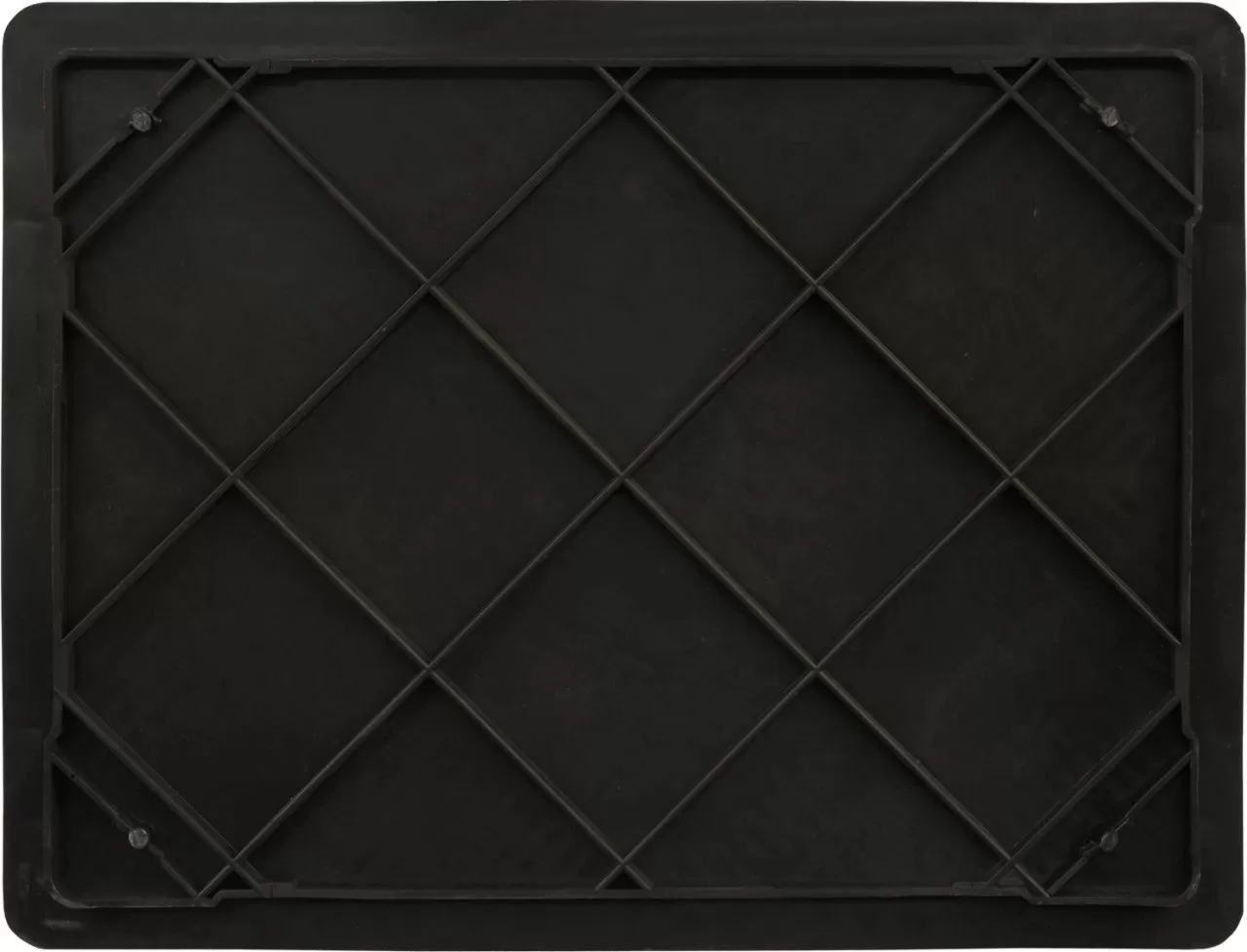 Ящик сплошной 410×300×180 мм, объем 22.14 л., арт.: 302-Б3, чёрный, код: 00412