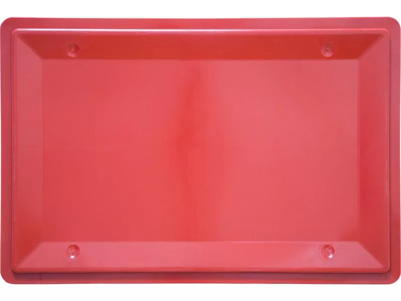 Ящик сплошной 600×400×200 мм, объем 40 л., арт.: 207-P, красный, код: 20317