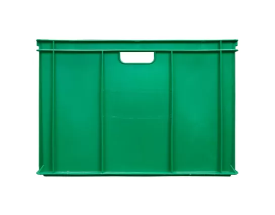 Ящик сплошной 600×400×410 мм, объем 84 л., арт.: 203-2, зелёный, код: 11548