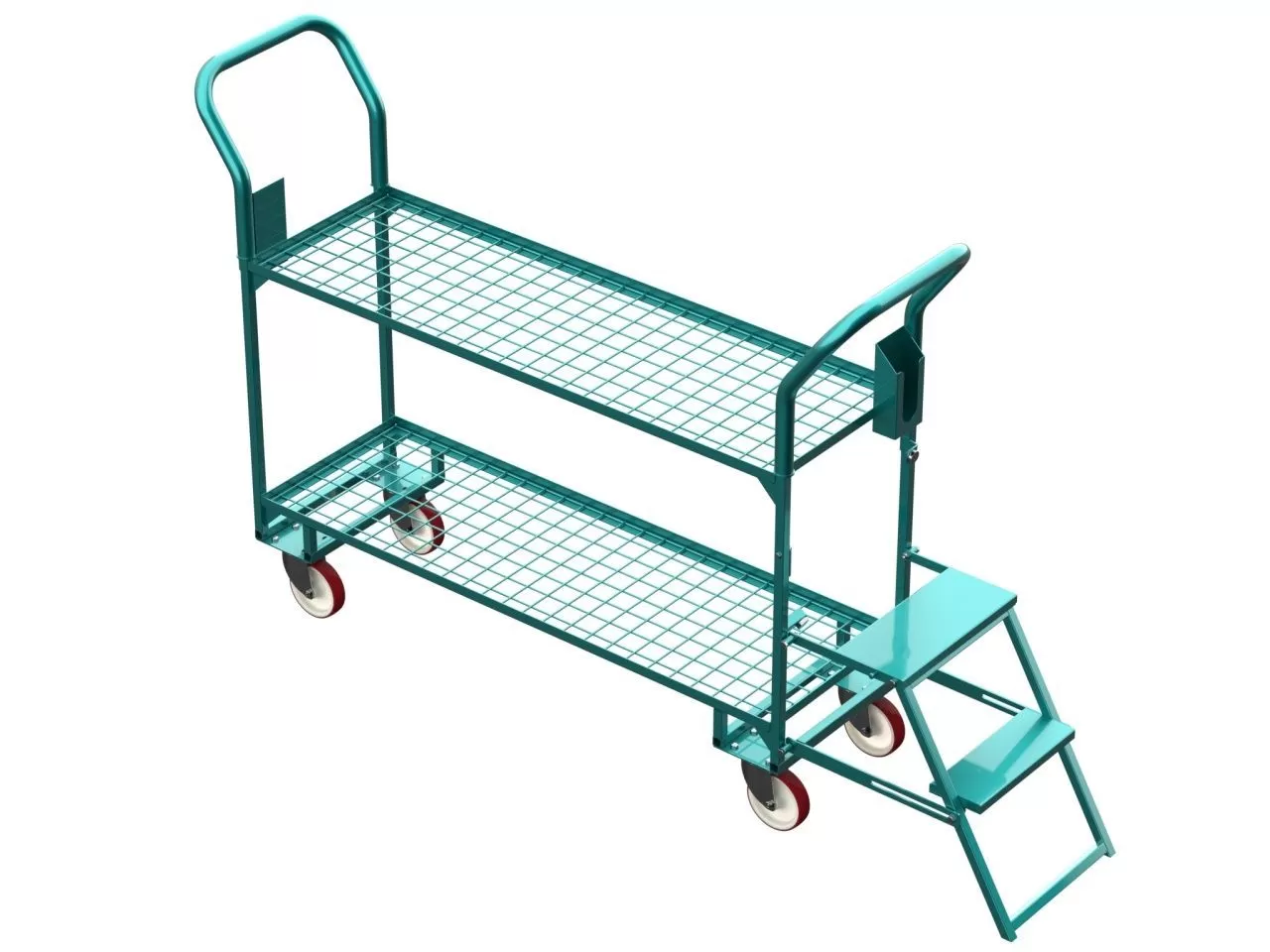 Тележка для подбора на 4 ящика