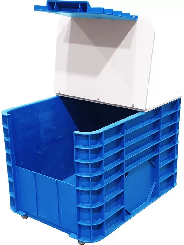 Ящик сплошной 710×500×455 мм, объем 122 л., арт.: 425 нк