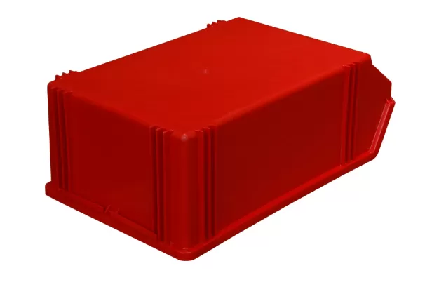 Ящик сплошной 500×310×183 мм, объем 28.37 л., арт.: 7965, красный, код: 00569