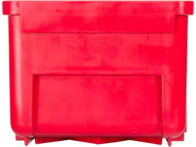 Ящик сплошной 170×105×80 мм, объем 1.43 л., арт.: 6001, красный, код: 10554
