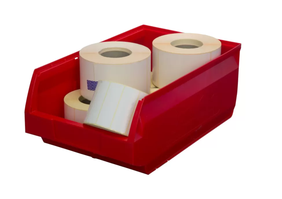 Ящик сплошной 500×310×200 мм, объем 31 л., арт.: 5005, красный, код: 10042