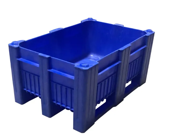 Контейнер п/э 1200х800х540 сплошной, на 3-х полозьях, код: 34830