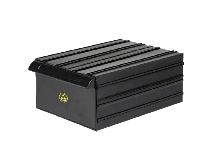 Ящик 340х260х150 антистатический, код: 40575