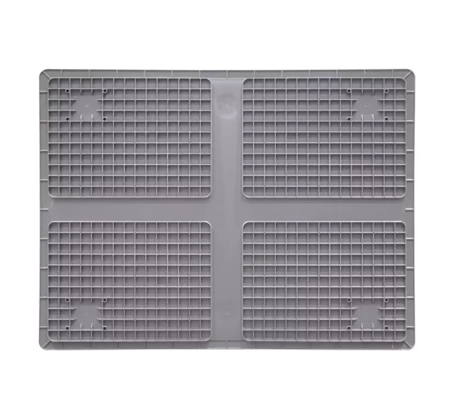 Ящик сплошной 800×600×230 мм, объем 105.6 л., арт.: SPK 8622, серый, код: 24293