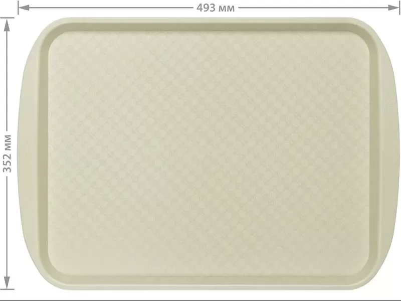 Поднос с ручками 450x350 мм, арт. 422106611, код: 19375