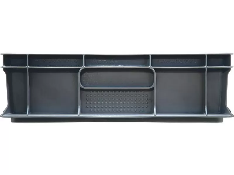 Ящик сплошной 600×400×120 мм, объем 22 л., арт.: 704.03.02 м