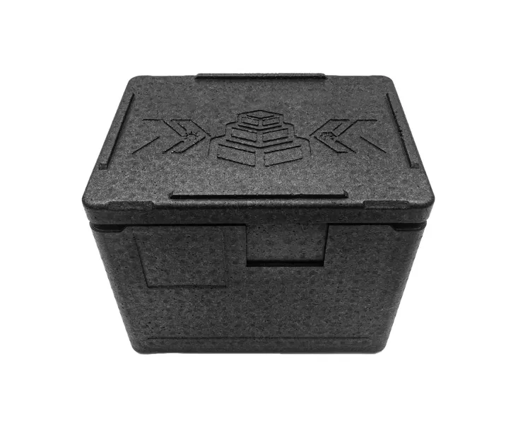 Термоконтейнер 400х300х320 22л. с крышкой, плотность 55, код: 31527