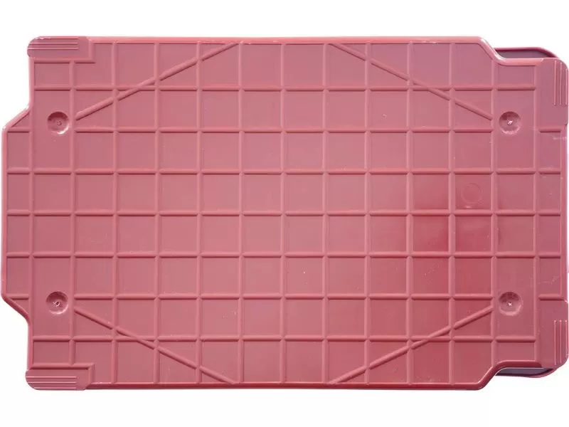 Ящик сплошной 600×400×300 мм, объем 52 л., арт.: 218-1, красный, код: 19566