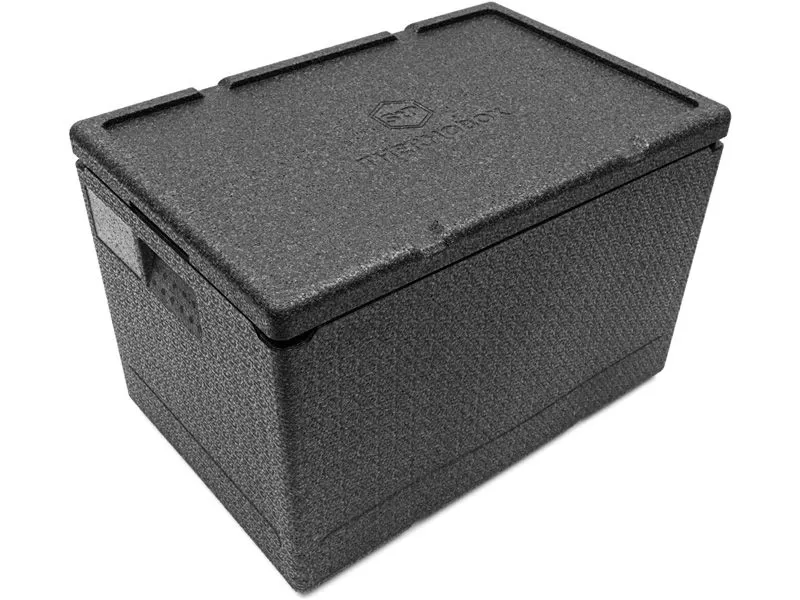 Термоконтейнер 600х400х400 60л. с крышкой, плотность 55