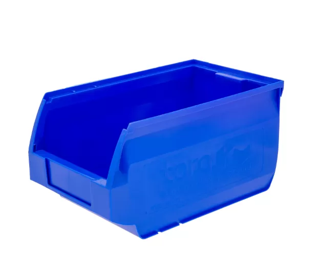 Ящик сплошной 250×150×130 мм, объем 4.88 л., арт.: 5002, синий, код: 10035