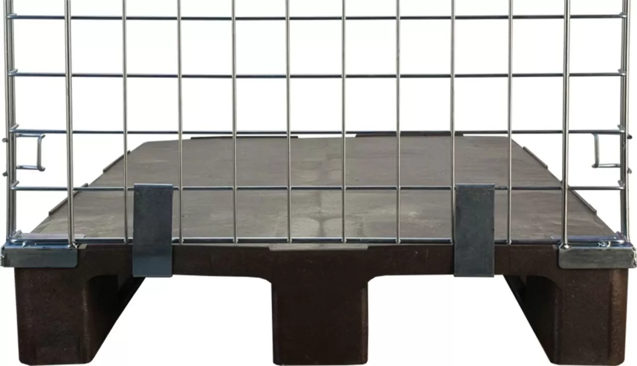 Контейнер металлический оцинкованный на паллете 1200х800х1030 мм, арт. КМБ, код: 08552