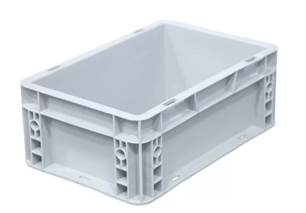 Ящик сплошной 300×200×120 мм, объем 7.2 л., арт.: SPK 3011, серый, код: 24286