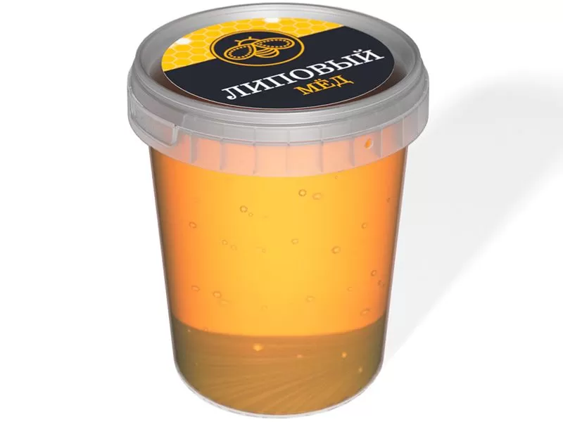 Банка круглая одноразовая с контрольным замком, 520мл