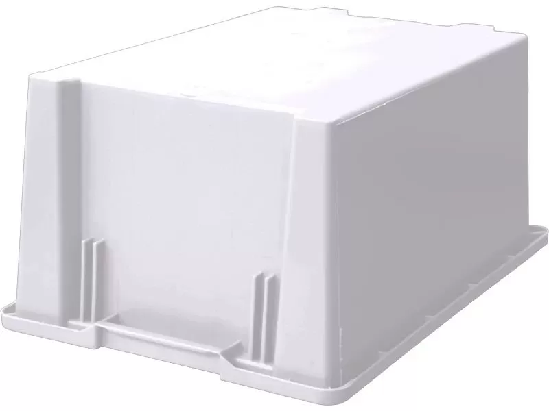 Ящик сплошной 600×400×270 мм, объем 43 л., арт.: 600-6427 гд, натуральный, код: 21677