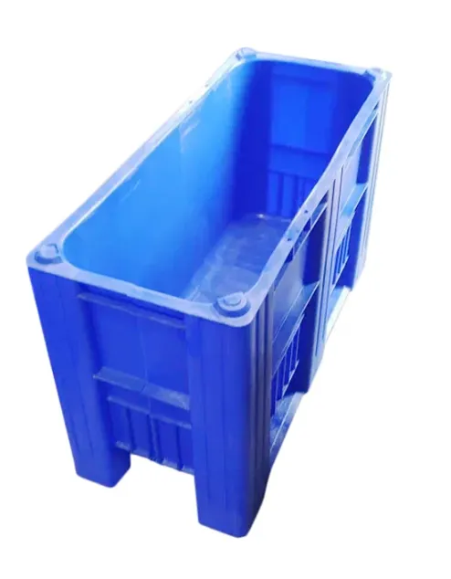 Контейнер п/э 1200х500х740 сплошной, на 3 полозьях, код: 26489