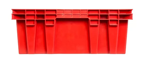 Ящик перфорированный 600×400×152, арт.: 403, объём 27, красный, код: 01466