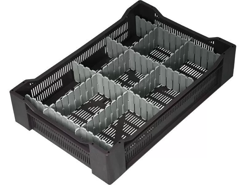 Ящик перфорированный 600×400×135, арт.: 119, объём 32.4