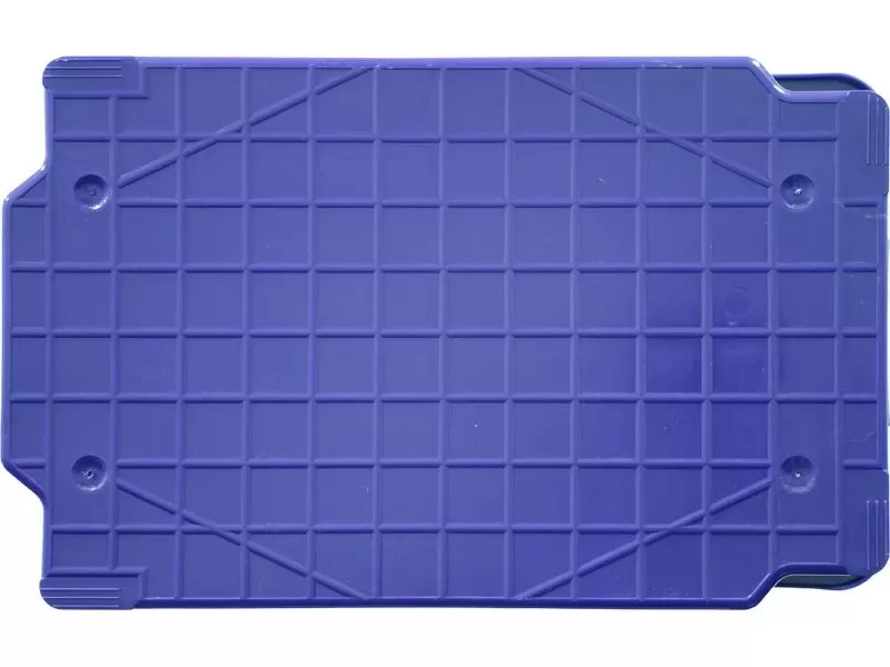 Ящик сплошной 600×400×300 мм, объем 52 л., арт.: 218-1, синий, код: 19570