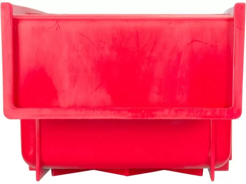 Ящик сплошной 170×105×80 мм, объем 1.43 л., арт.: 6001, красный, код: 10554