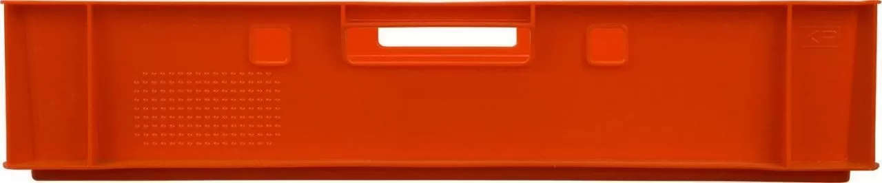 Ящик сплошной 600×400×120 мм, объем 25 л., арт.: 205, красный, код: 06903, Е1 (евроформат)