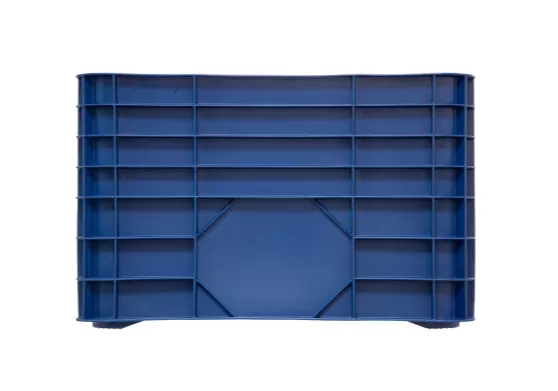 Ящик сплошной 710×500×455 мм, объем 122 л., арт.: 425, синий, код: 00964