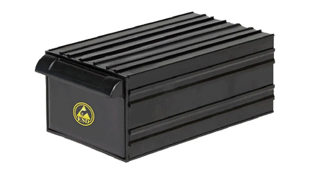 Ящик 200х120х80 антистатический, код: 40572