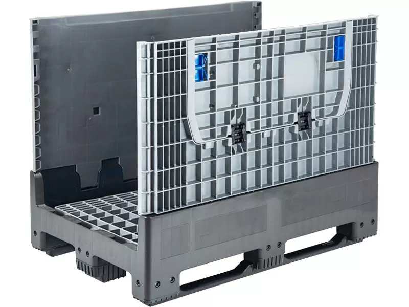 DPF-Box 1208S 1200x800x950 мм сплошной разборный на 3-х полозьях с 2-мя откид. дверцами