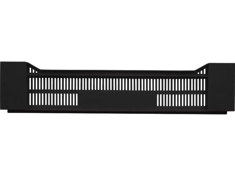 Ящик перфорированный 600×400×135, арт.: 119, объём 32.4, чёрный, код: 03662