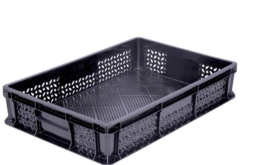 Ящик 600x400x120 без ручек перфорированный, код: 21884